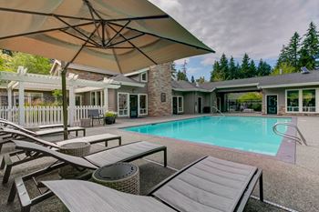 Outdoor pool and spa